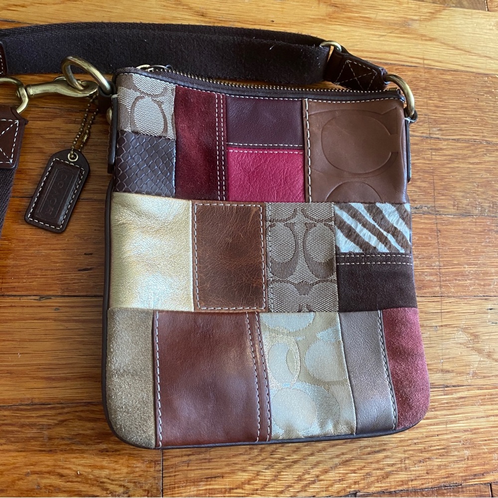 Coach Patchwork Crossbody Bag- Gently Used